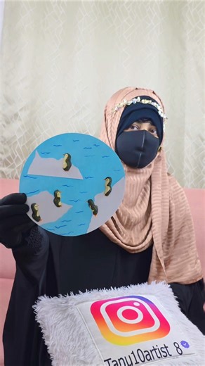 Peanut shell craft idea/ How to make penguin using peanut shell #ytshorts #craft #shorts #viral #diy