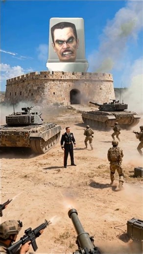 Army VS Skibidi Toilet