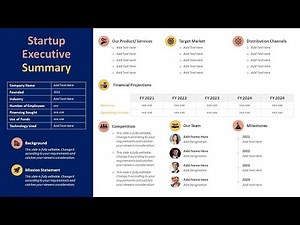 Startup Executive Summary PowerPoint Presentation Slide | Kridha Graphics