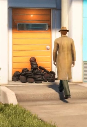 Blowing up the Vault-Tec rep but doubling the amount of explosives each time ⚙️💣💥 #fallout4 #fallout
