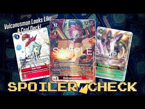 Vulcanusmon Looks Like A Cool Deck! | Spoiler Check | Digimon Card Game