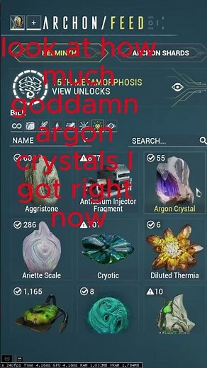 Best Argon Crystal Farm -- Operation: Blood of Perita #gaming #warframe #tennocreate