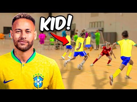 KID Neymar Plays In A Pro Futsal Tournament!