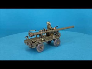 Empress 28mm USMC M274 Mule and 106mm Recoilless Rifle