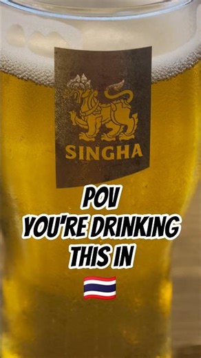 Singha Draught Beer in Burbrit Sukhumvit, Bangkok POV Video