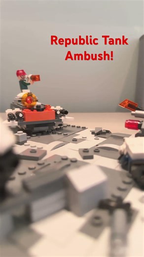 Tank Ambush! #lego #legotoys #legobattle #nebula1 #battle #tank #tanks #city #explosion