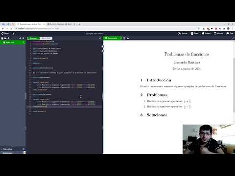 Cuenta en Overleaf y primer documento en LaTeX