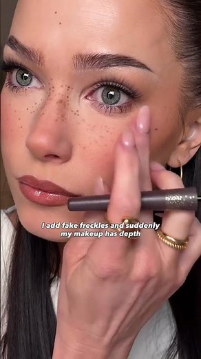 Easy Fake Freckles Makeup