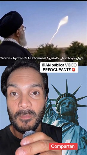 🚨IRAN publica este vídeo donde elimina a la ESTATUA DE LA LIBERTAD. | statue of liberty