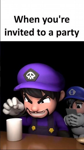 When you're invited to a party SMG4