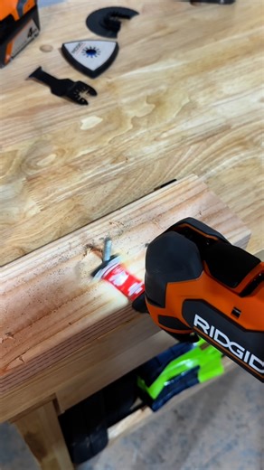 RIDGID Power Tools on Instagram: "Built for the jobsite.⁠ ⁠ ✅ 75% faster cutting⁠ ✅ 70% less vibration⁠ ⁠ The latest 18V Brushless Oscillating Multi-Tool delivers pro-grade performance where it counts. Shop now at the link in bio to upgrade your Multi-Tool.⁠ ⁠ 📸: @ashandember_woodshop ⁠ Backed by the 𝗜𝗡𝗗𝗨𝗦𝗧𝗥𝗬’𝗦 𝗕𝗘𝗦𝗧 Lifetime Service Agreement: Free Batteries. Free Parts. Free Service. 