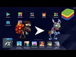 How to update PVZ2 Reflourished with FX File Explorer on bluestacks