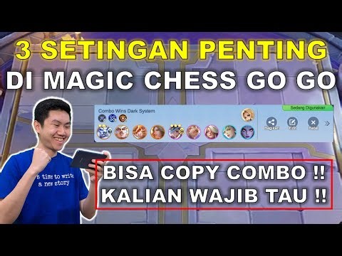 3 IMPORTANT SETTINGS YOU SHOULD KNOW IN MAGIC CHESS GO GO!! NOW WE CAN COPY COMBOS!!