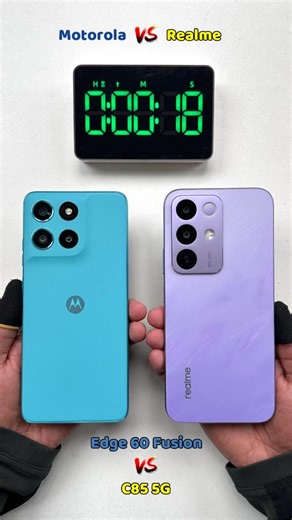 Shubham Gupta on Instagram: "Motorola Edge 60 Fusion vs Realme C85 5G App Open Speed Test . . . . . . . . . #reels #motoedge60fusion #app #realmec85 #technology"