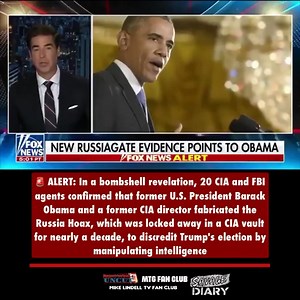 285K views · 5.6K reactions |  ALERT: In a bombshell revelation, 20 CIA and FBI agents confirmed that former U.S. President Barack Obama and a former CIA director fabricated the Russia Hoax, which was locked away in a CIA vault for nearly a decade, to discredit Trump's election by manipulating intelligence Part 1 | Marjorie Taylor Greene Fan Club | Facebook