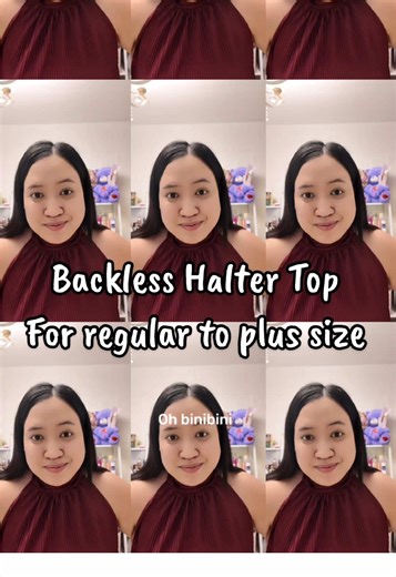 Stylish Backless Halter Tops for Plus Size and Regular Sizes