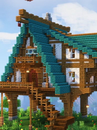 Minecraft Medieval Fantasy House Schematic Guide