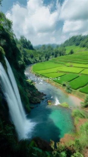 The Most Refreshing Village Scenery of the Year! #nature #vlog