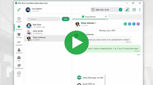 Zultys SMS Demo