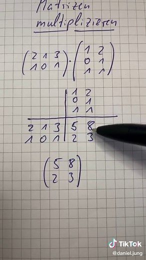 Matrizen multiplizieren leicht gemacht