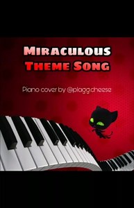 PlaggCheese on Instagram: "Sound on🔊And read⬇️ This is my first piano cover - Miraculous Theme! I'll make my piano covers for Miraculous songs, and this is my first one. I used digital piano, only that. Hope you like it🖤 #piano #mlb #miraculous #pianocover #miraculoustheme #themesong #miraculouspiano #plaggcheese #miraculoussong #song #staysafe"