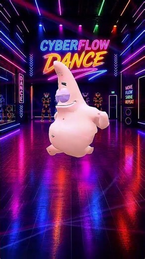 Patrick Star Shuffle 🔥🌌 CyberFlow Neon Battle