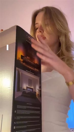 Philips Hue Signe Table Lamp — she updated her desk, and one lamp changed everything. With the right scene, her workspace instantly feels warmer and more inviting. Proof that small lighting upgrades can make a big difference. #PhilipsHue #HueCommunity #DeskSetup | Philips Hue