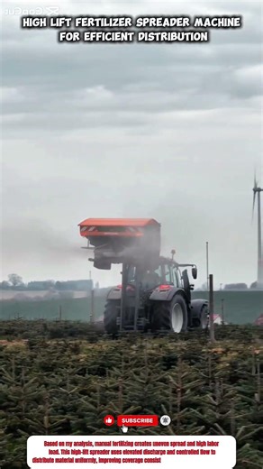 High Lift Fertilizer Spreader Machine For Efficient Distribution
