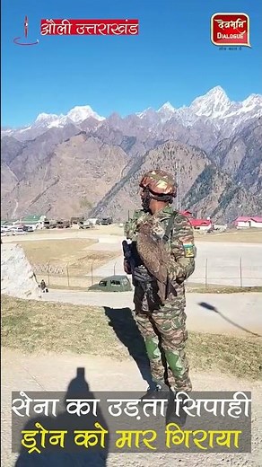Indian Army's trained Kite named as Arjun, that takes down drone in Auli