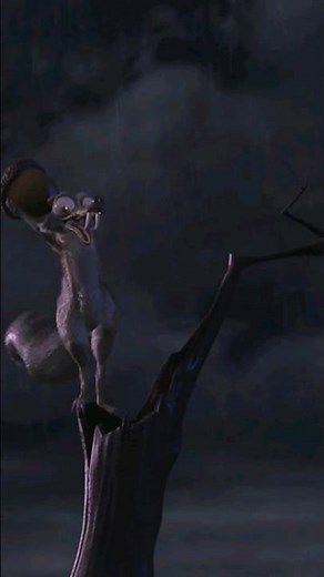 ICE AGE 2002 - Scrat got hit by lightning