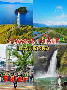 The Beauty of Aurora Province.⛰️🌿🌊 #travel #nature #beach #aurora #waterfall We travel to Aurora Province via Triple K Travel and Tours | Lakwatserong Technician