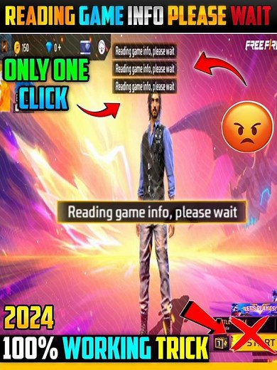 Reading Game Info, Please Wait Free Fire Solution || Free Fire Reading Game Info Problem Solve 👍🤩