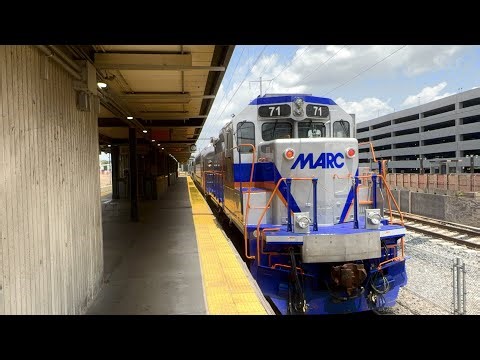 MARC/Amtrak Northeast Corridor: DC/Maryland Metro Equipment Moves + Double-Headers