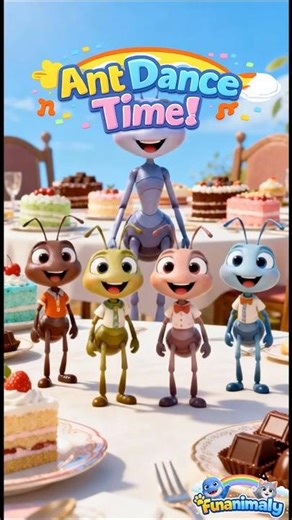 Funny Cute Ant Dancing 🐜 | Kids Shorts