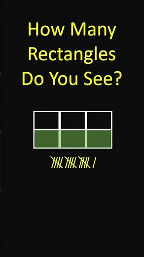 How to Count Rectangles Easily | Fun Brain Puzzle Shortcut