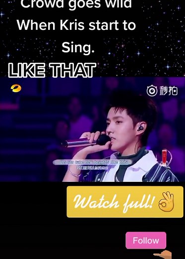 come sing with me S3.#wuyifan #kriswu #fanfan #galaxyfan #Meigeni #Meigeni #Meigeni #kriswu #comesingwithmeS3 #likethat @kriswu_1106