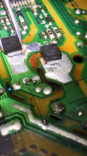 TV Power Repair / SMD FET Replacement | Replace SMD FET #electronic #shorts #shortvideo #shortsfeed