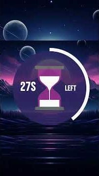 01:10s 🔔 70 Second TIMER with Tick Tock Sound Every Second and Alarm for 10s - No Loop