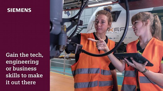 How many apprenticeships empower you to make an instant impact on the world of technology, business and engineering? Become a paid professional at a global leader. Apply today. | Siemens