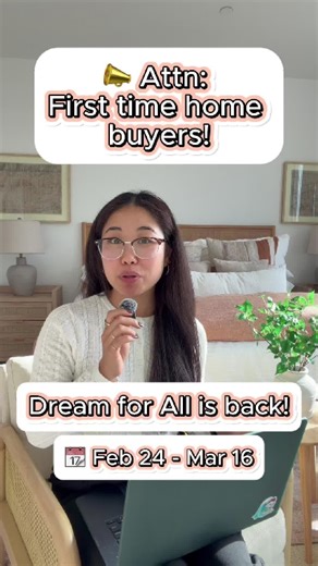 ATTN: First time home buyers! Here’s how to get up to $150k for a down payment! California’s Dream For All program is back! 📆 Applications: Feb 24-Mar 16 🎲 Lottery system, not first come first serve ✅ Must be pre-approved before applying Comment “DREAM” for a free Guide to Dream For All! #bayarearealestateagent #firsttimehomebuyer #bayareahomes #downpaymentassistance #dalycity #sanfrancisco #bayarea