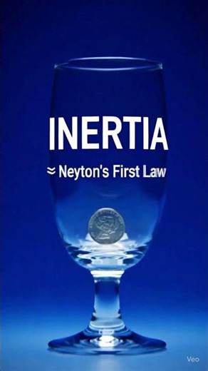 Newton's First Law (Inertia) Made Easy! #PhysicsShorts