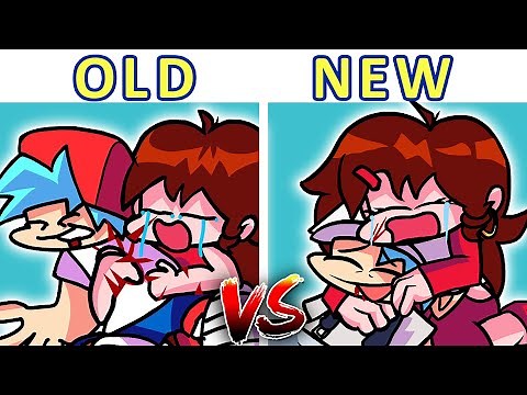 FNF VS Boyfriend Dies - Goodbye World (Old Vs New) | BF Dies V2 (Daddy Dearest Kills Boyfriend)