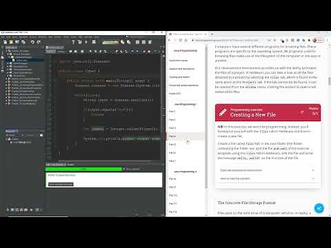 20. Java Helsinki Uni MOOC programming 1 part 4! Files and Reading Data Part 1 of 3