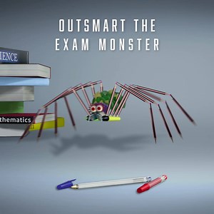 Exams can cause stress and anxiety for many students. Try these techniques to help you deal with the pressure and outsmart the exam monster. | yourmentalhealth.ie