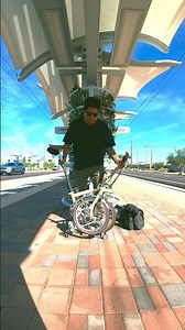 Brompton Commuting to Work with a Train Ride