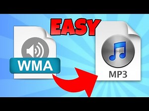 how to convert wma to mp3