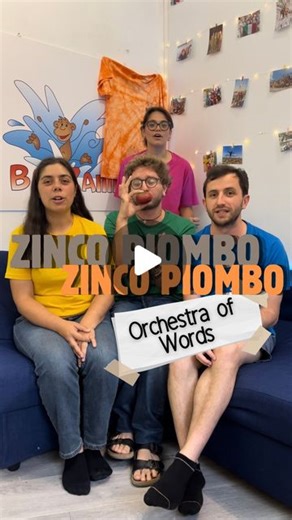 BanZaiiii🐒 on Instagram: "ZINCO PIOMBO 🎶📣 Orchestra of Words - Zinco piombo, zinco piombo, zinco piombo - Tocchi de pa, tocchi de pa, tocchi tocchini tocchetti de pa - Il giorno, la notte, l’arrosto di tacchino - Aida, Marcia trionfale. G. Verdi #music #words #children #education #apprendimento #scout #learning #choir #orchestra #game"