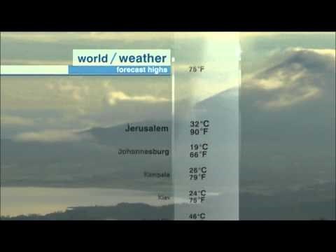 CNN International "Weather Forecast"