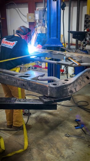 Chassis feeling wobbly? We’re tightening up this classic A-Body GM with a Summit Racing Frame Brace Kit. Better handling, more control, and built to take the extra stress. Watch the full install now on our YouTube channel! #SummitRacing #FrameBrace #ChassisUpgrade | Summit Racing Equipment