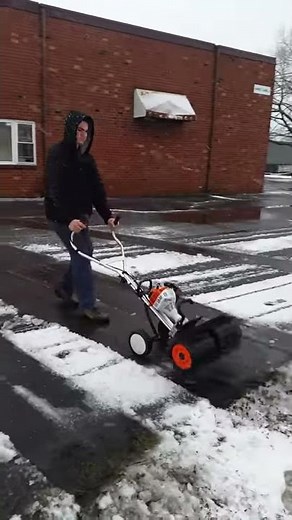 STIHL Yard Boss MM55 Power Broom - Snow & Ice Removal